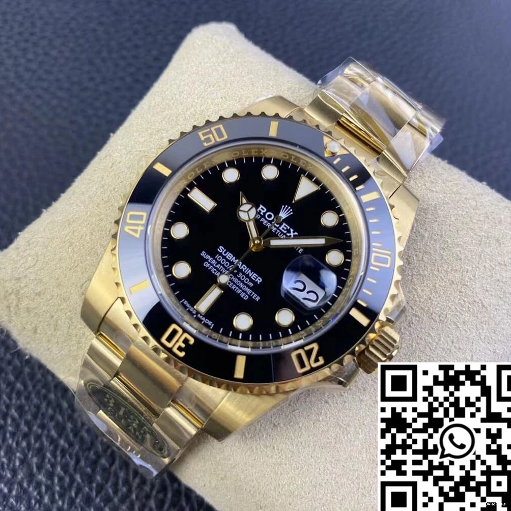 Rolex Clean 116618LN-97208 Gold Yellow Factory Submariner 0202